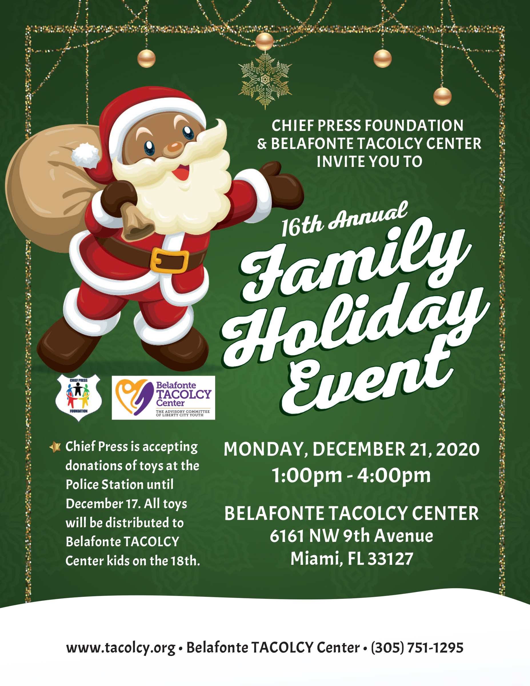 Chief Press Foundation's 8th Annual Family Holiday Event