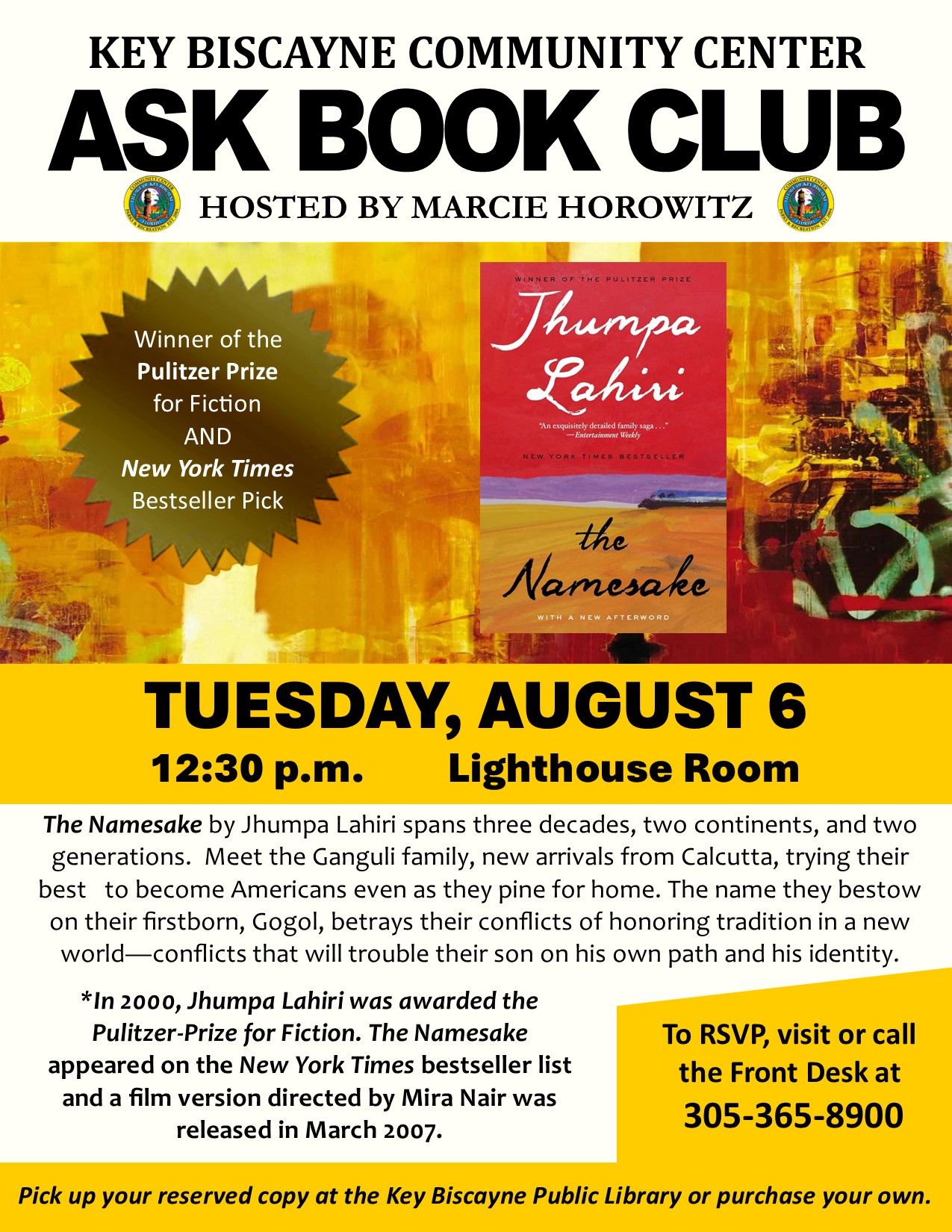 Aug 6 | ASK Book Club & Discussion