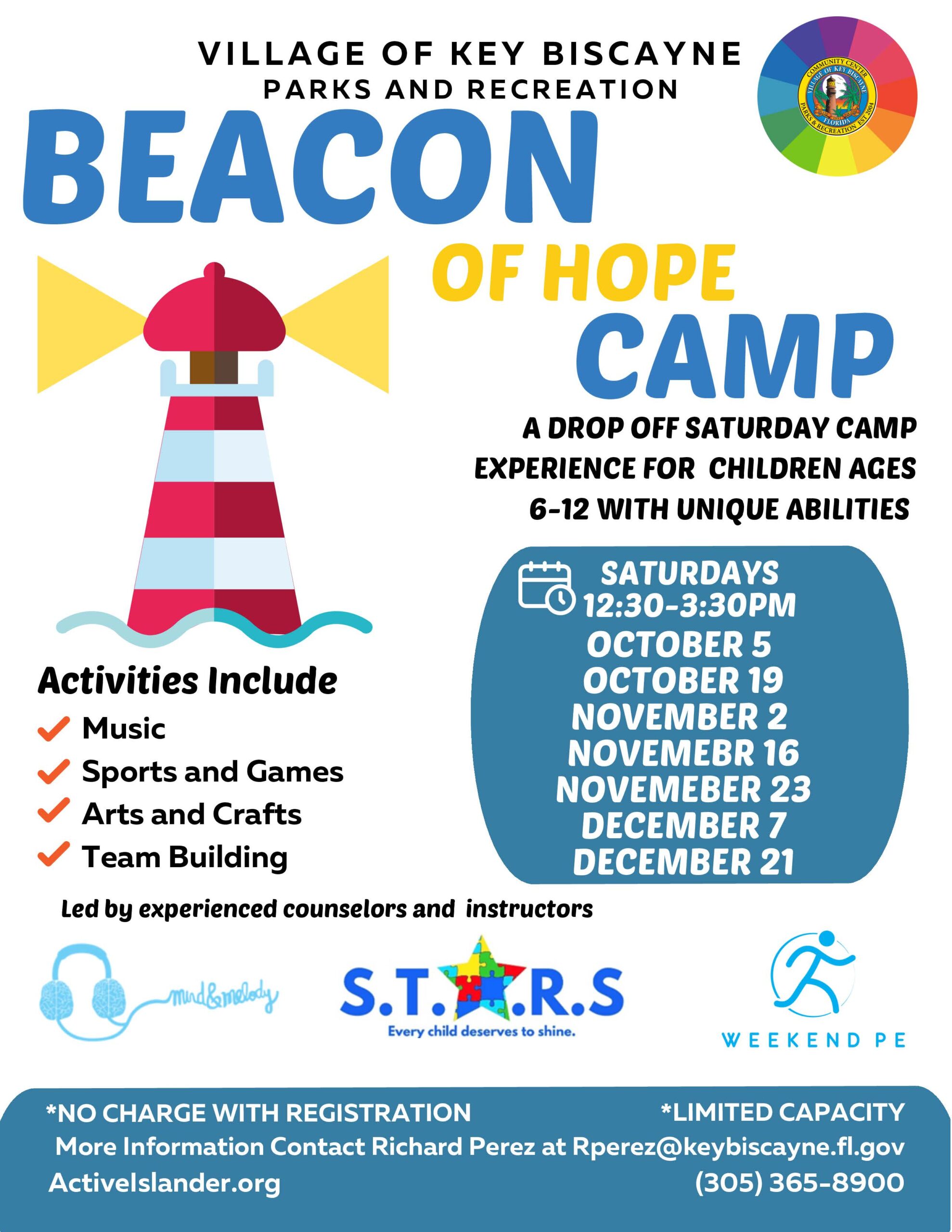 OCT 5 | Beacon of Hope Camp